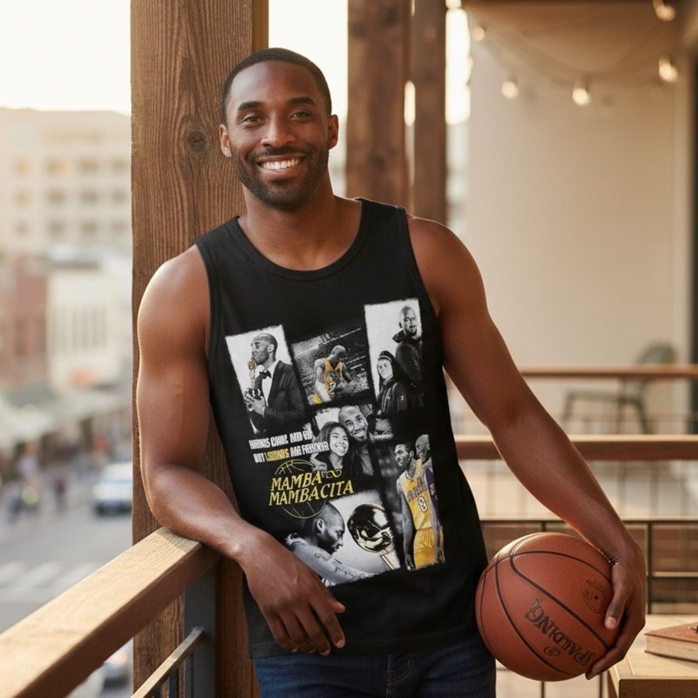 Zuni Sportswear Mamba Mambacita Black Graphic Tank Top